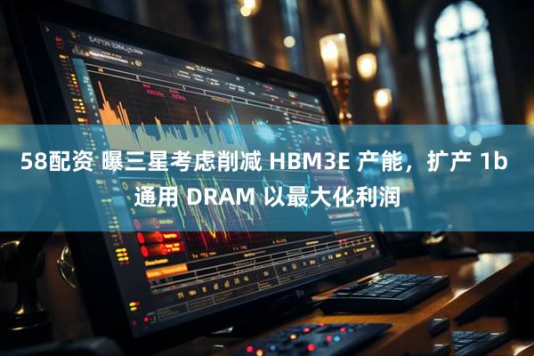 58配资 曝三星考虑削减 HBM3E 产能，扩产 1b 通用 DRAM 以最大化利润